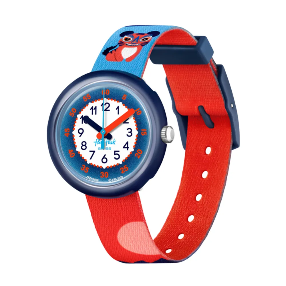 【Flik Flak】兒童手錶 FLIK FLAK YEAR OF THE TIGER 兒童禮物/安全防水/瑞士製造 FPNP086C(31.85mm)