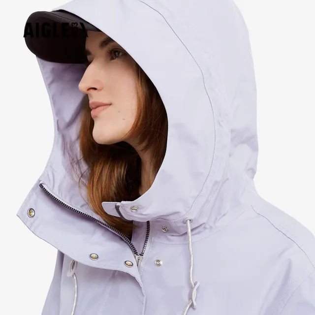【AIGLE】女 GORE-TEX 防水透氣外套｜AG-4A205A106 淺丁香紫(女外套 防水透氣外套 防風外套 Goretex)