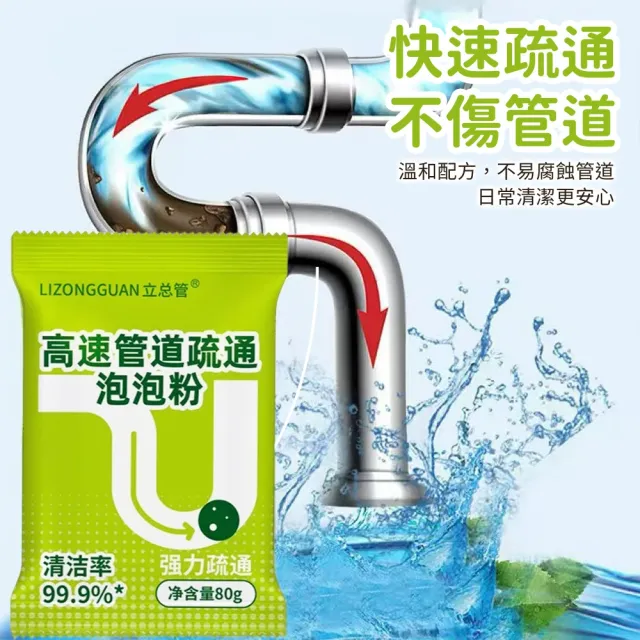 【DREAMCATCHER】高速管道疏通泡泡粉 20包組(水管疏通 管道疏通 通水管 水管堵塞 疏通粉)