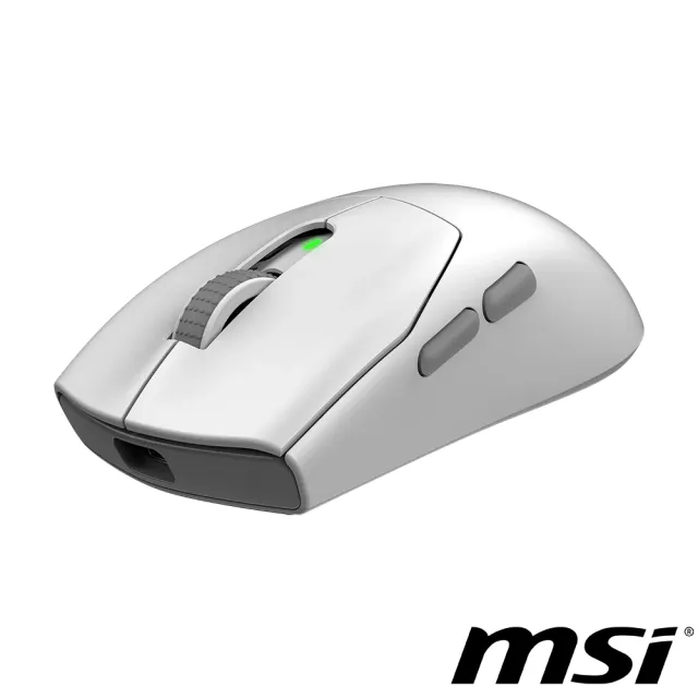 【MSI 微星】FORGE GM340 W WHITE無線電競滑鼠