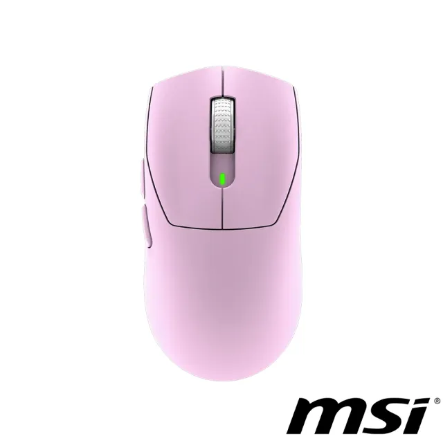 【MSI 微星】FORGE GM340 W VIOLET無線電競滑鼠