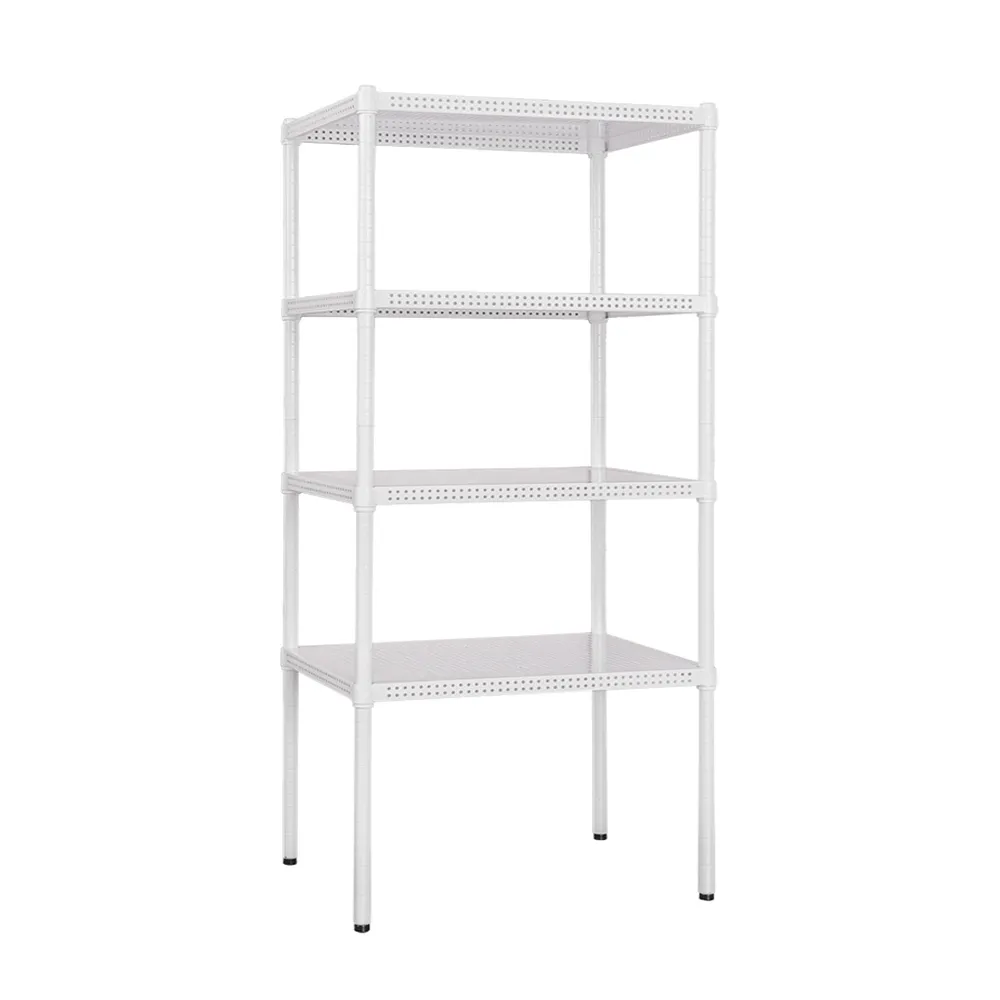 【dayneeds 日需百備】極致美學 90x45x210公分烤漆四層架(沖孔鐵架/收納層架/展示架/層架/鐵架)