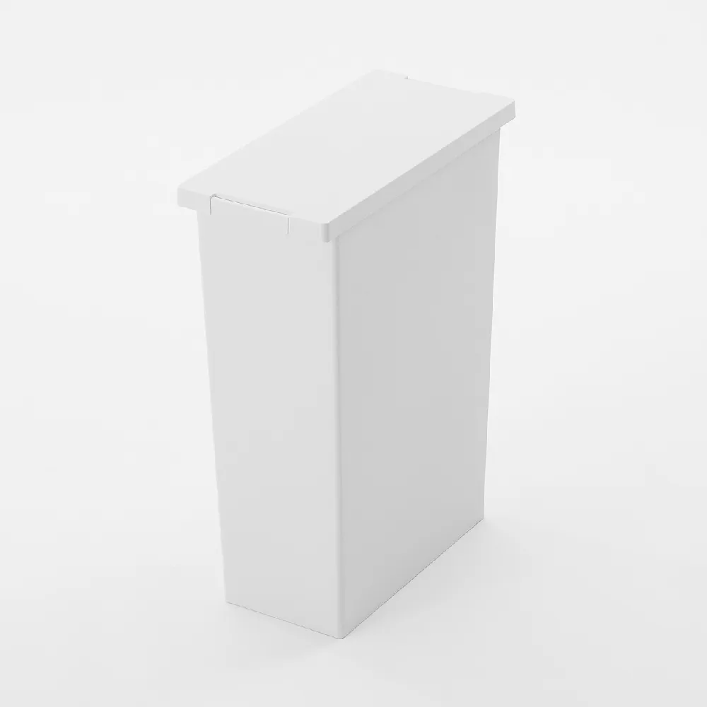 【MUJI 無印良品】PP上蓋可選式垃圾桶/大/30L袋用/附鎖扣