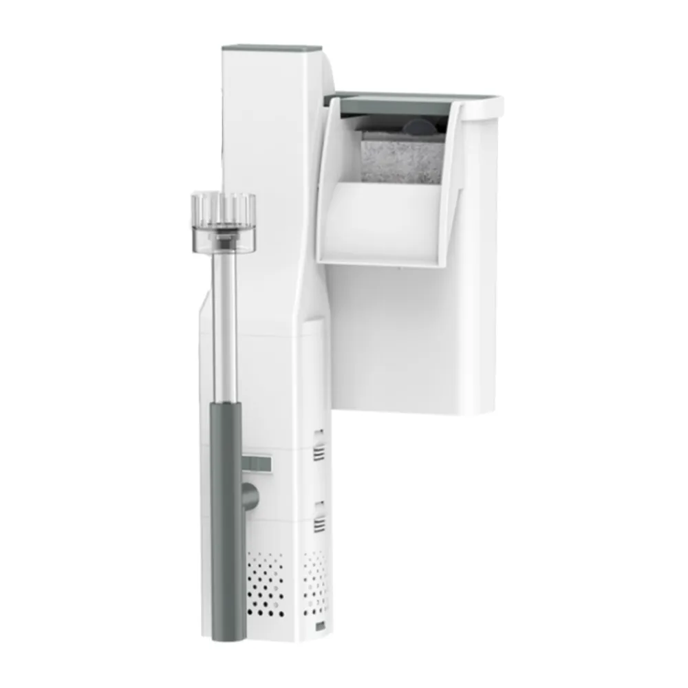 【SUNSUN 森森】除油膜外掛過濾器 附濾材活性碳板/壁掛式過濾器(110V台灣公司貨 XBA200)