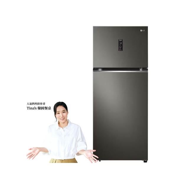 【LG 樂金】家電快配395公升智慧變頻右開雙門冰箱(GN-HL392BSN)