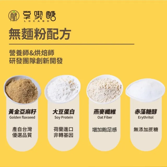 【享喫醣】蛋白能量吐司 10包(無麵粉 無糖)