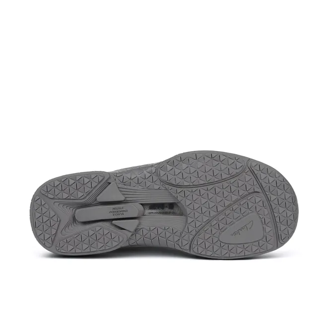 【Clarks】男鞋 輕鬆走-Tri Ease Lace男款真皮舒適緩震輕量休閒鞋 運動鞋 健走鞋(灰色)(CLM87339C)