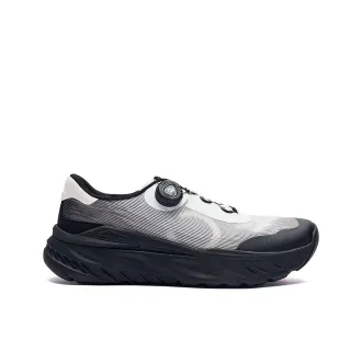 【Clarks】男鞋 微風跑-Zeph Run Rad男款織物旋鈕扣輕量厚底運動鞋 休閒鞋 增高鞋(黑色/灰色)(CLM87365C)