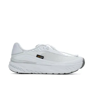 【Clarks】女鞋 微風跑-Zeph Run Rad.織物旋鈕扣輕量厚底運動鞋 休閒鞋 增高鞋(灰色)(CLF88171C)