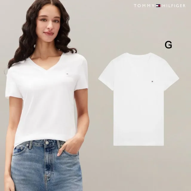 【TOMMY HILFIGER】官方旗艦館 品牌經典款 修身 標準 男女款T恤