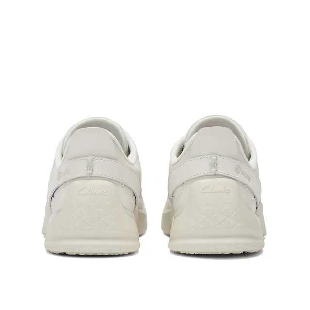 【Clarks】女鞋 輕鬆走-Tri Ease Lace.女款真皮舒適緩震輕量休閒鞋 運動鞋 小白鞋(白色)(CLF87342C)