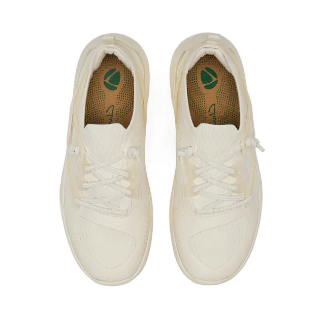 【Clarks】女鞋 輕鬆走-Tri Ease Slip.女款織物透氣面料休閒鞋 運動鞋 小白鞋(白色)(CLF87632C)