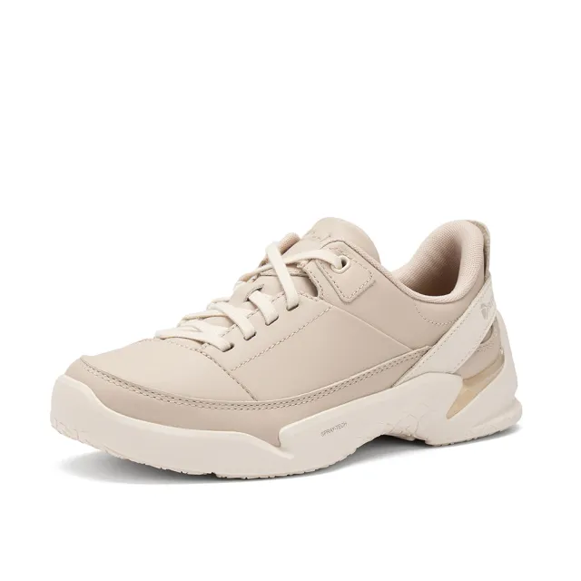 【Clarks】女鞋 輕鬆走-Tri Ease Lace.女款真皮舒適緩震輕量休閒鞋 運動鞋 健走鞋(粉色)(CLF87341C)