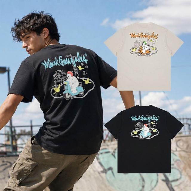 【Mark Gonzales】台灣限定 小天使與 SHMOO 騎歐兜麥T恤-2色可選