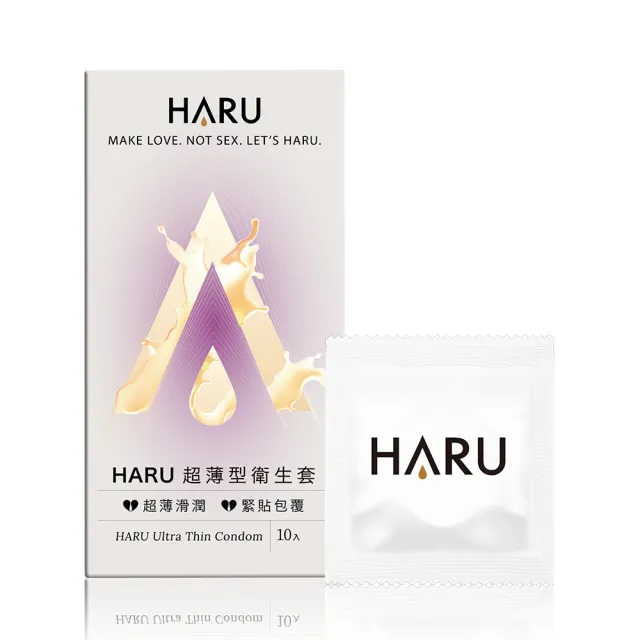 【HARU 含春】熱愛不猶豫保險套40入組 (大麻潤滑液+HARU保險套)