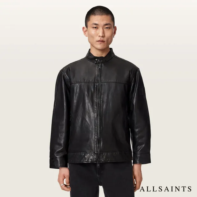 ALLSAINTS】FELIX 羊皮寬鬆皮衣外套M045LE(舒適版型) - momo購物網