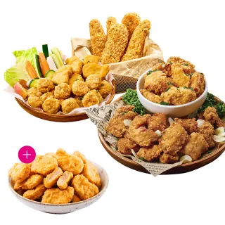 【紅龍】經典炸物含運價-任選再送4包雞塊(500g/包.團購.雞塊/雞柳條/雞球/鹹酥雞/炸雞/排骨酥.應援.世足賽)