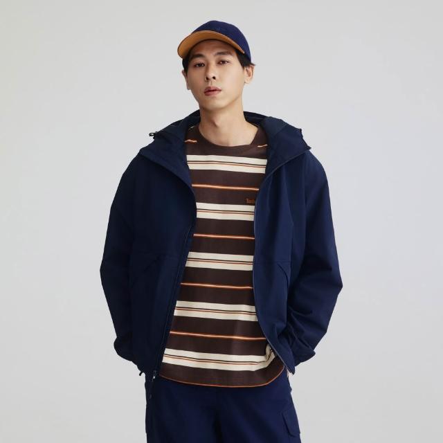 【Timberland】男款深寶石藍Winnick防水外套(A69PU433)