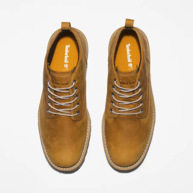 【Timberland 官方旗艦】男款小麥色休閒防水中筒靴(A2AKT231)