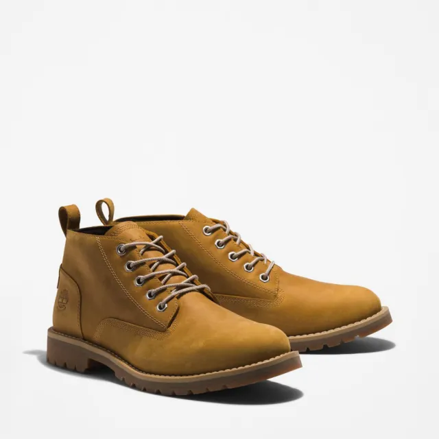 【Timberland 官方旗艦】男款小麥色休閒防水中筒靴(A2AKT231)