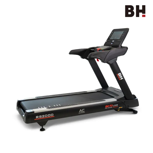 【BH】商用 RS2000 TFT 智能變頻跑步機(商用等級/變頻馬達/ZWIFT/坡度揚升/下坡訓練/心律扶手)