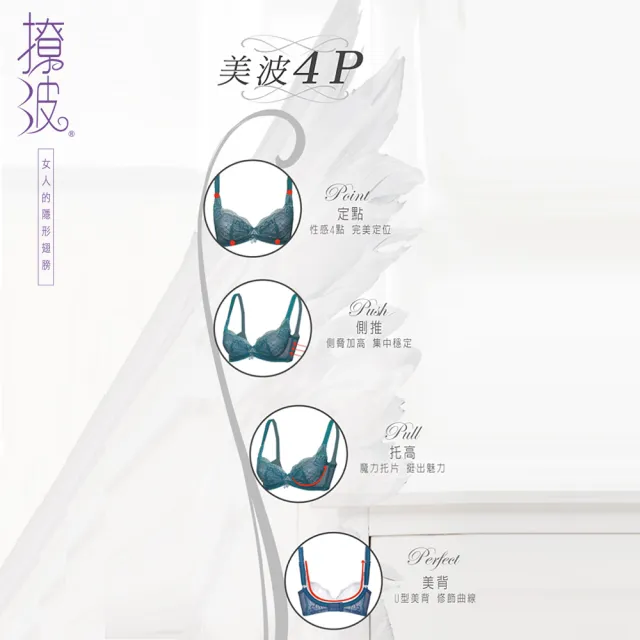【Swear 思薇爾】撩波系列A-G罩蕾絲包覆內衣(透氧紫)