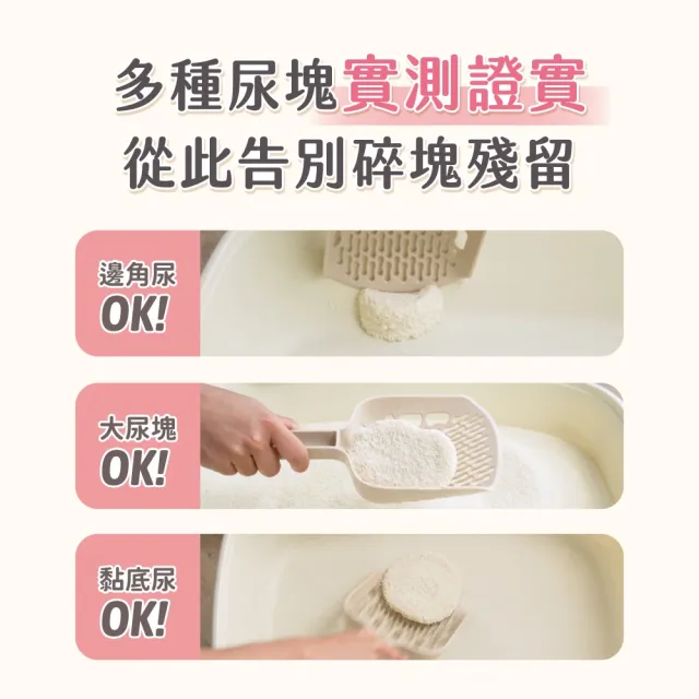 【超凝小姐】0黏底瞬效凝結木薯砂2.4kg-淡雅奶香6入組 (貓砂盆清潔/根除臭源/低粉塵/豆腐砂/木薯砂/貓砂)