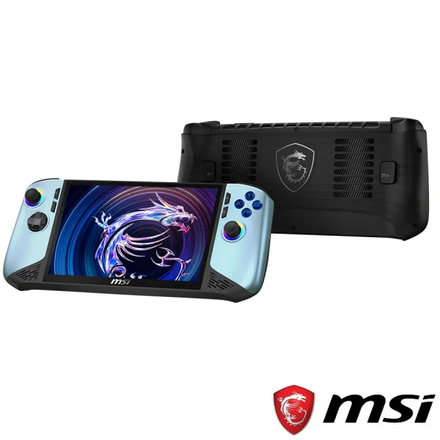 【MSI 微星】Claw 8 AI+冰河藍限定版電競遊戲掌機(Ultra 7 258V/32G/1T SSD/W11/A2VM-242TW)