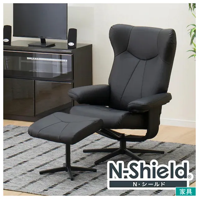 NITORI 宜得利家居】◎耐磨皮革事務椅沙發辦公椅電腦椅個人椅N-SHIELD