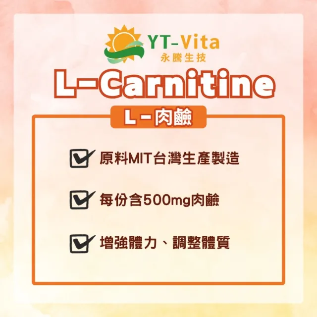 vistra l carnitine 500 mg plus amino acids 3l YT-vita L-L-carnitine 2120(L-carnitine) - momo-