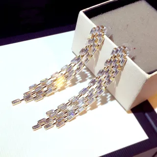 【LEESA】飾品\耳環\流蘇耳環\耳針\小眾設計\簡約ins風\小禮物\送閨蜜\耳飾\幾何耳環\長款耳環\抗敏耳環