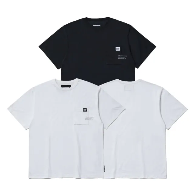 【NEIGHBORHOOD】Sheltech Crewneck SS-1 機能口袋短袖 白/黑 261BWNH-CSM01