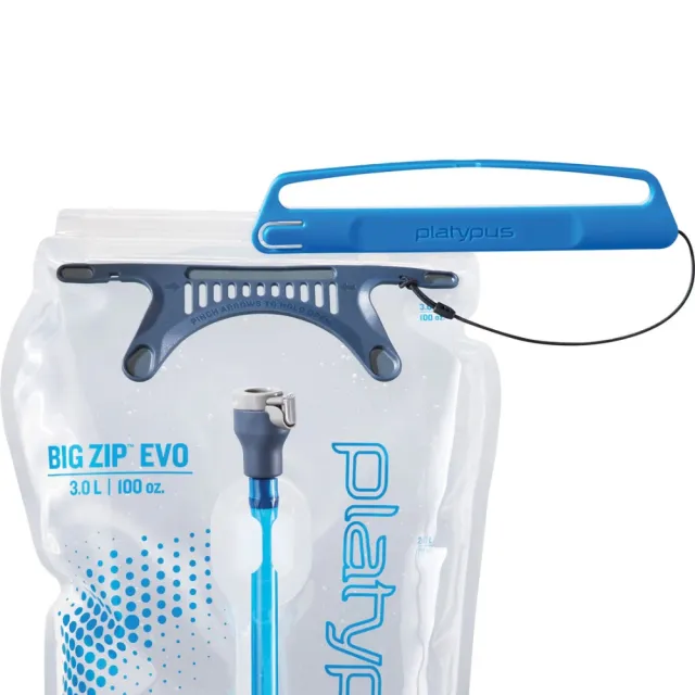 【platypus 鴨嘴獸】(福利品 / 庫存品) BIG ZIP EVO 大開口吸管水袋 2L BPA free 10858 公司貨