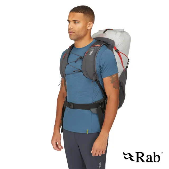 【RAB】Muon 40 輕量長途登山背包 鉛錫灰/石墨灰 40L #QAP49