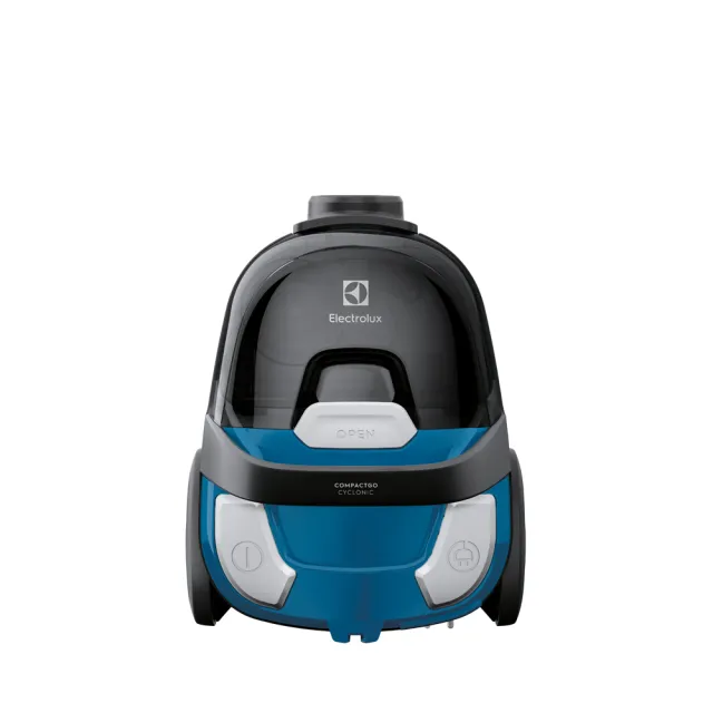 【Electrolux 伊萊克斯】雙11限定 CompactGo 輕量小旋風集塵盒吸塵器(Z1233 天空藍)