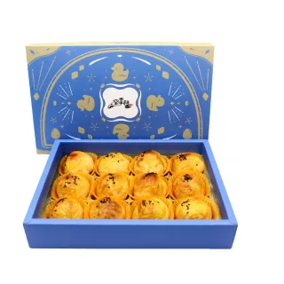 窯幸福 烏豆沙蛋黃酥(12入x4盒)_年菜 年節禮盒