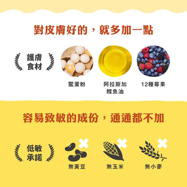 【MAOUP 毛起來】護膚無穀犬糧 S12田園雞與秋刀魚 1.5kg(狗飼料 狗乾糧主食 低敏飼料 無穀飼料 護膚飼料)