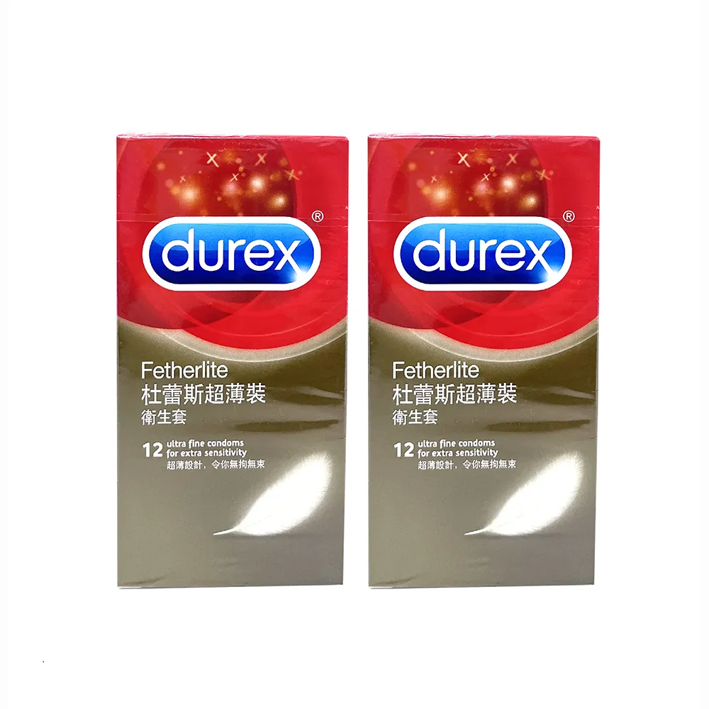 【Durex杜蕾斯】★超薄裝保險套12入*2盒(共24入)