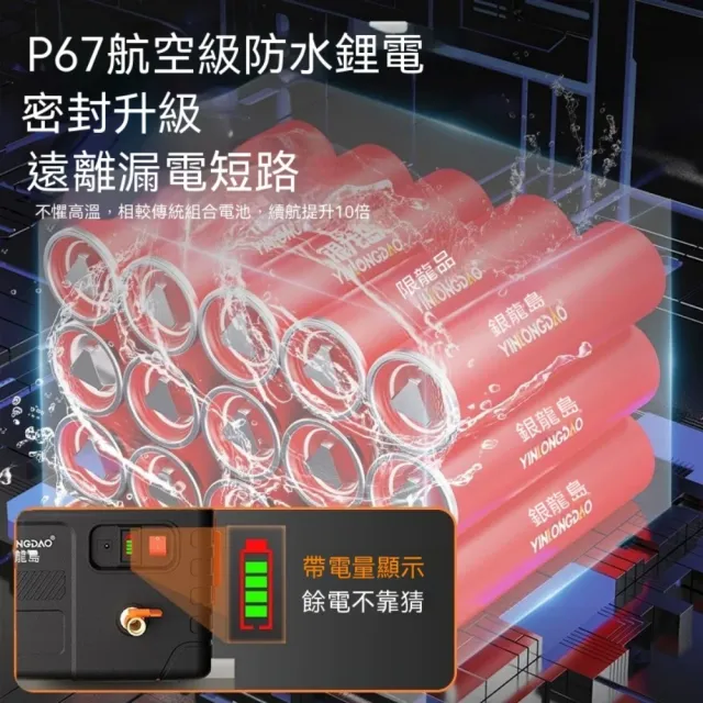 【巧可】抽水泵 戶外澆菜澆水機 農用便攜式水泵 可攜式抽水機 雙供電農用泵 雙電池 20米防爆管