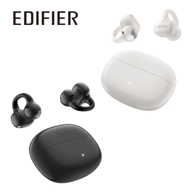 【EDIFIER】Comfo Q 開放式耳夾藍牙耳機(IP56 防塵防水/專屬APP/定向聲學降低漏音/全天候舒適配戴)
