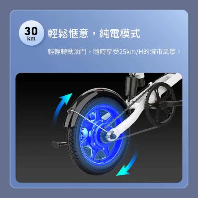 【Baicycle】S3 小白電動腳踏車 smart3.0(折疊車 腳踏車 小白電動助力自行車 小米有品)