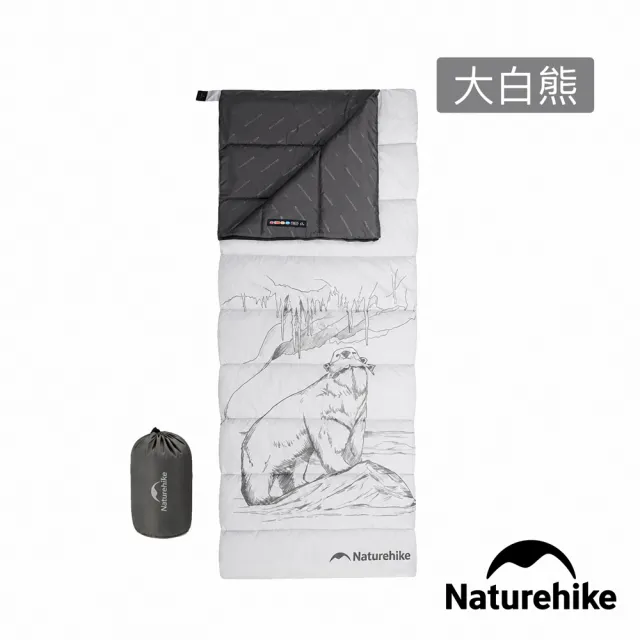 【Naturehike】M300圖案款可拼接信封睡袋 WS023 (台灣總代理公司貨)