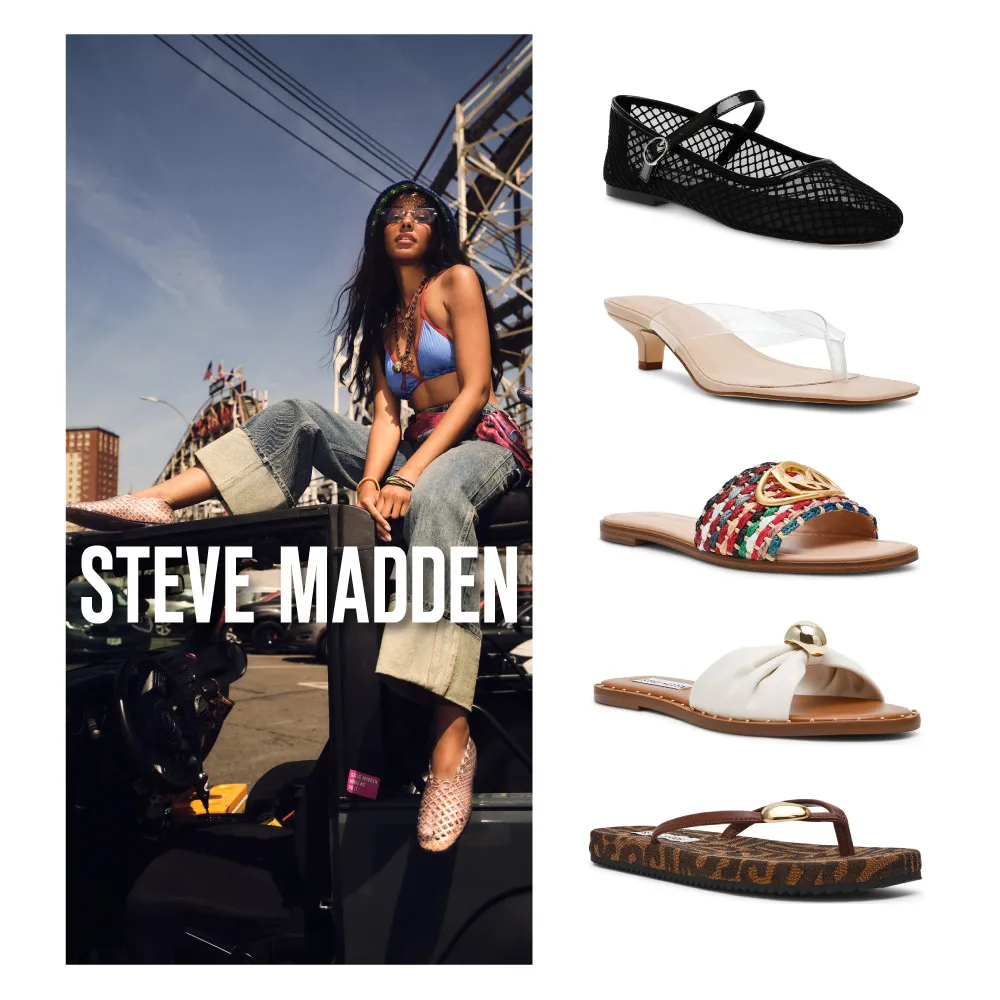 【steve madden】品牌精選 平底鞋/瑪莉珍鞋/拖鞋(任選均一價)