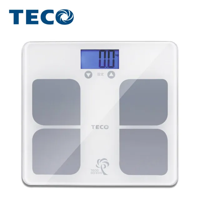 【TECO 東元】BMI藍光體重計 XYFWT521 (背光 藍光 大字 大螢幕 電子體重計 健身 飲控 重訓)