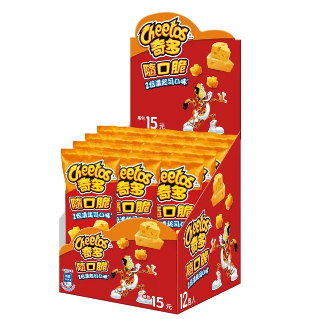 【cheetos 奇多】奇多隨口脆系列X2盒(家常起司/雞汁/玉米濃湯/海苔/2倍濃起司)