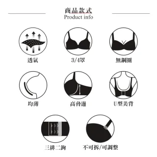 【Swear 思薇爾】QQ Jelly系列M-XL無鋼圈模杯素面無痕包覆女內衣(羽透膚)
