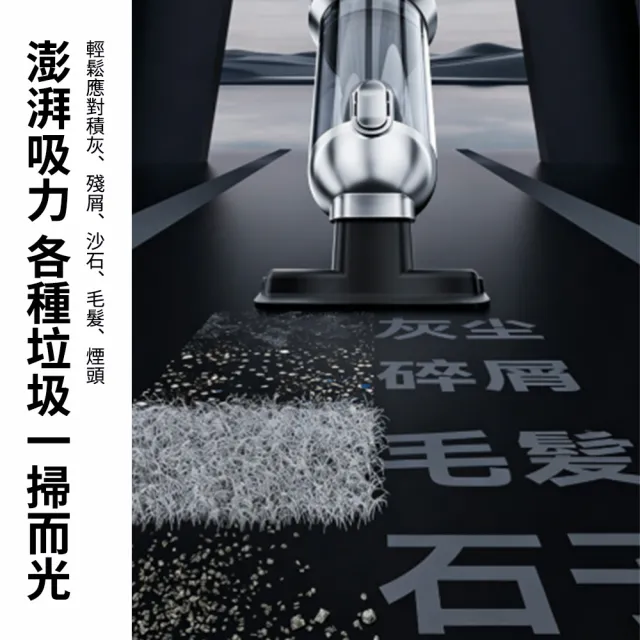吸塵器 車載吹吸兩用 無刷大功率 除塵充氣 數顯LED照明 吹塵器