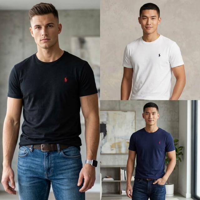 【RALPH LAUREN】POLO小馬刺繡圓領T恤 (RL POLO)