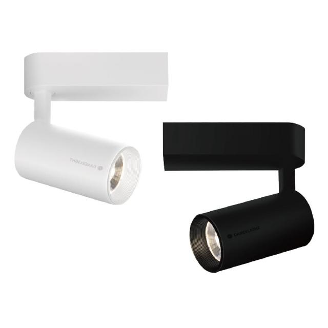 【DanceLight 舞光】1入 7W LED邱比特軌道燈 軌道投射燈(高規格晶片均光無色偏)