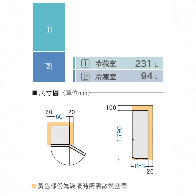 【Panasonic 國際牌】家電快配★325公升一級能效玻璃門雙門變頻冰箱-鏡面鑽石黑(NR-B331VG-X1)